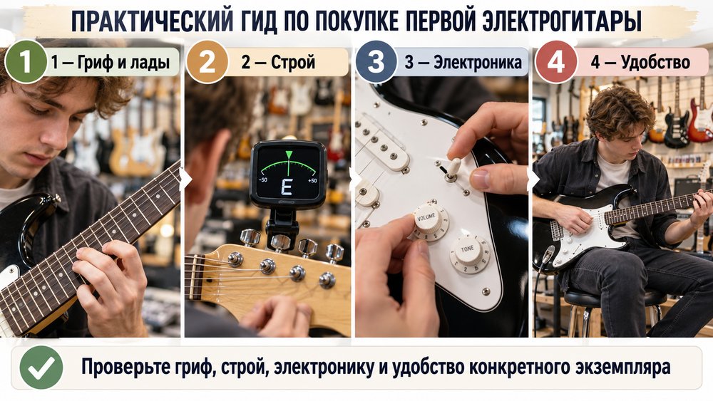 Как выбрать электрогитару для начинающих: советы перед покупкой