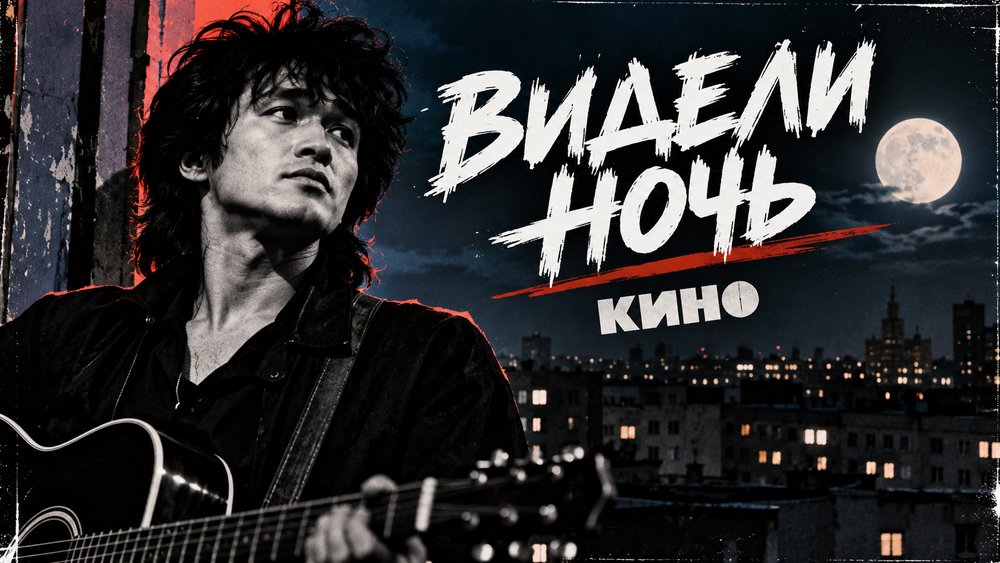 »Видели ночь» — аккорды и текст песни группы «Кино»