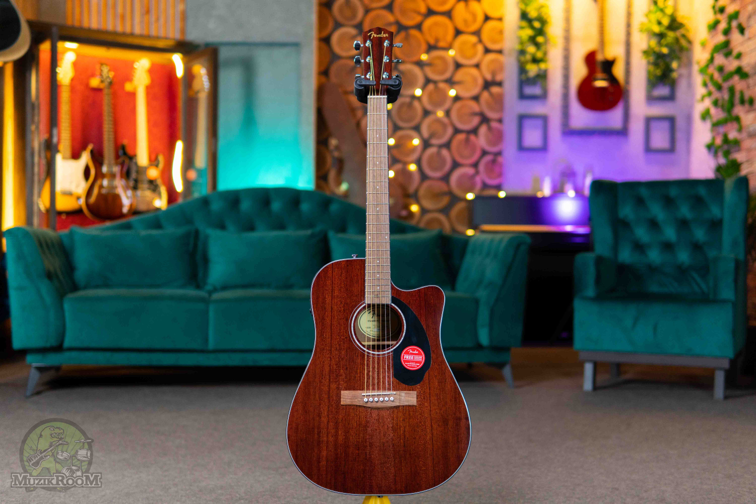 Fender CD-60SCE All Mahogany